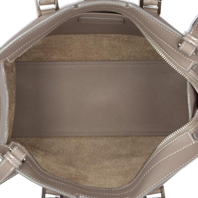 サンローラン ベイビーカバス ショルダーバッグ レザー 424868 グレー レディース SAINT LAURENT 中古 R&Kリサイクルキング_5