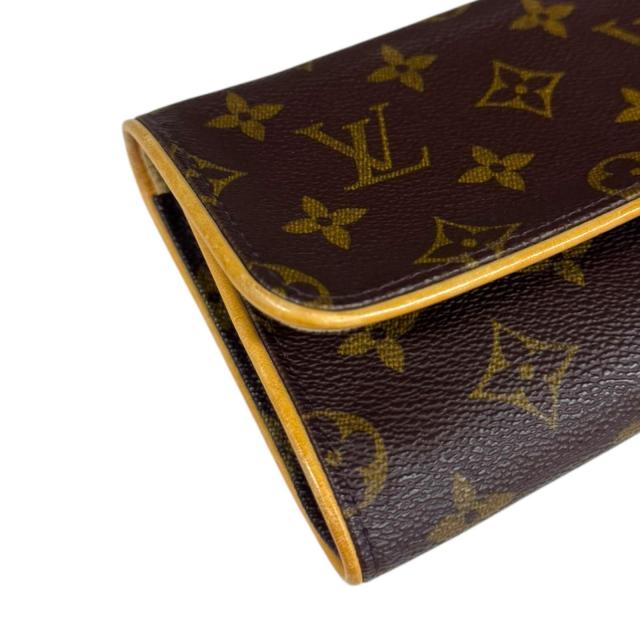 ルイヴィトン ポシェットツインGM モノグラム ウエストバッグ モノグラムキャンバス M51852 ブラウン レディース LOUIS VUITTON 中古 R&Kリサイクルキング_9
