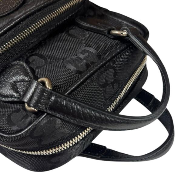 グッチ オブ　ザ　グリット ショルダーバッグ ナイロン 625850 ブラック ユニセックス GUCCI 中古 R&Kリサイクルキング_10