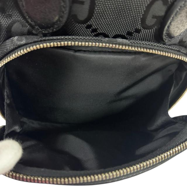 グッチ オブ　ザ　グリット ショルダーバッグ ナイロン 625850 ブラック ユニセックス GUCCI 中古 R&Kリサイクルキング_6