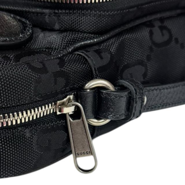 グッチ オブ　ザ　グリット ショルダーバッグ ナイロン 625850 ブラック ユニセックス GUCCI 中古 R&Kリサイクルキング_8