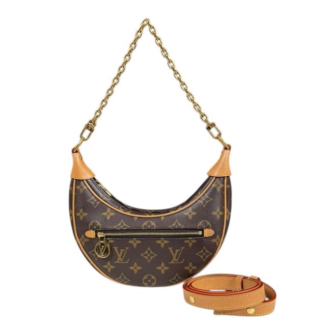 ルイヴィトン ループ モノグラム ショルダーバッグ モノグラムキャンバス M81098 ブラウン レディース LOUIS VUITTON  中古 R&Kリサイクルキング