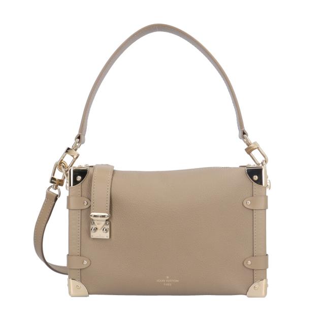 ルイヴィトン サイドトランクMM ショルダーバッグ レザー M25072 ベージュ レディース LOUIS VUITTON  中古 R&Kリサイクルキング
