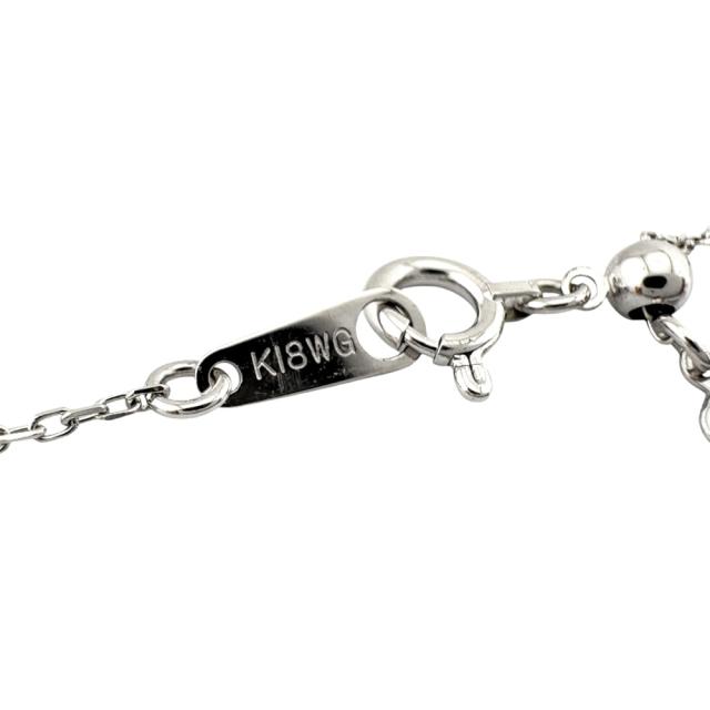 ネックレス 18金 K18ホワイトゴールド ダイヤモンド レディース   中古 R&amp;Kリサイクルキング_5
