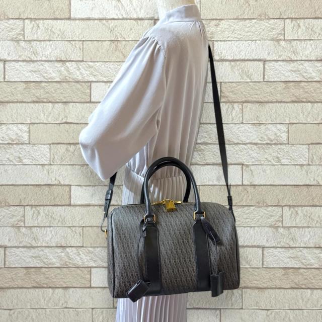 サンローラン ショルダーバッグ コーティングキャンバス ブラウン