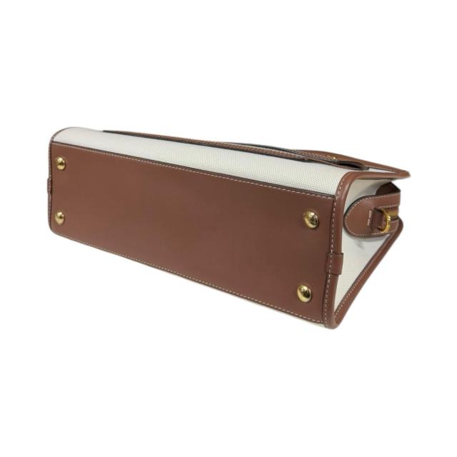 バーバリー ロゴポケット ショルダーバッグ キャンバス 8036784 ベージュ レディース BURBERRY 中古 R&Kリサイクルキング_5