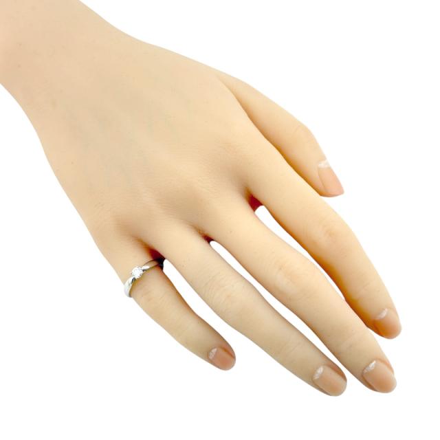 ティファニー ハーモニー リング 指輪 7号 Pt950プラチナ ダイヤモンド レディース TIFFANY&Co. 中古 R&Kリサイクルキング_1