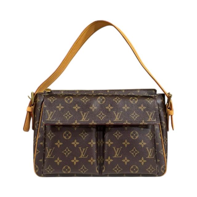ルイヴィトン ヴィバシテGM モノグラム ショルダーバッグ モノグラムキャンバス M51163 ブラウン レディース LOUIS VUITTON  中古 R&Kリサイクルキング