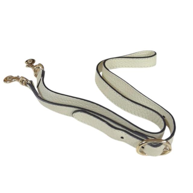 グッチ バンブー ショルダーバッグ レザー 336032 ホワイト レディース