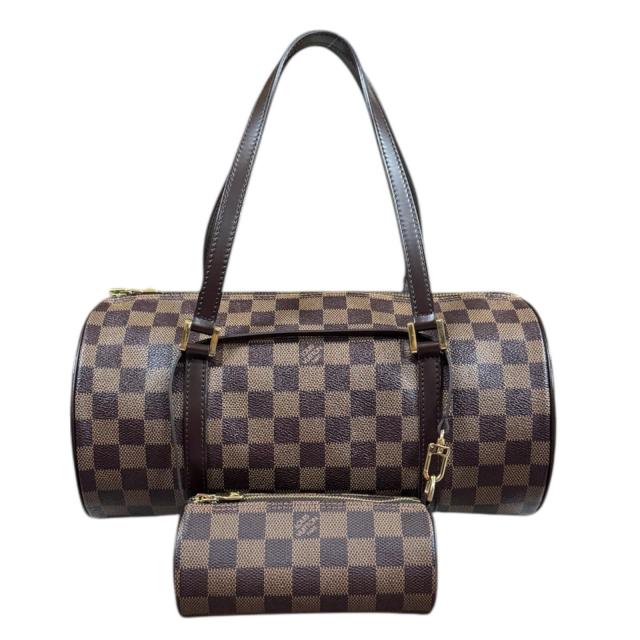 ルイヴィトン パピヨン30 ダミエ ハンドバッグ ダミエキャンバス N51303 ブラウン レディース LOUIS VUITTON  中古 R&Kリサイクルキング