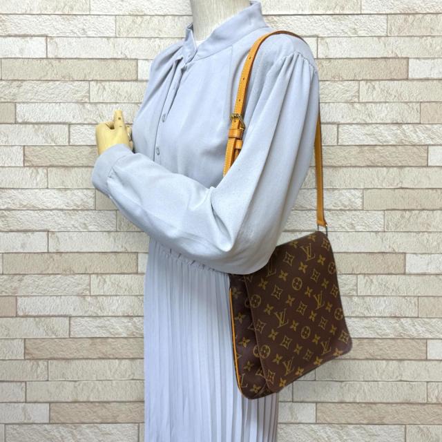 ルイヴィトン ミュゼットサルサ ショート モノグラム ショルダーバッグ モノグラムキャンバス M51258 ブラウン レディース LOUIS VUITTON 中古 R&Kリサイクルキング_1