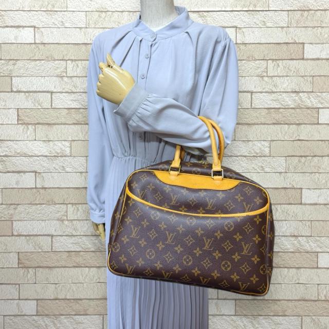 ルイヴィトン ドーヴィル モノグラム ハンドバッグ モノグラムキャンバス M47270 ブラウン レディース LOUIS VUITTON 中古 R&Kリサイクルキング_1
