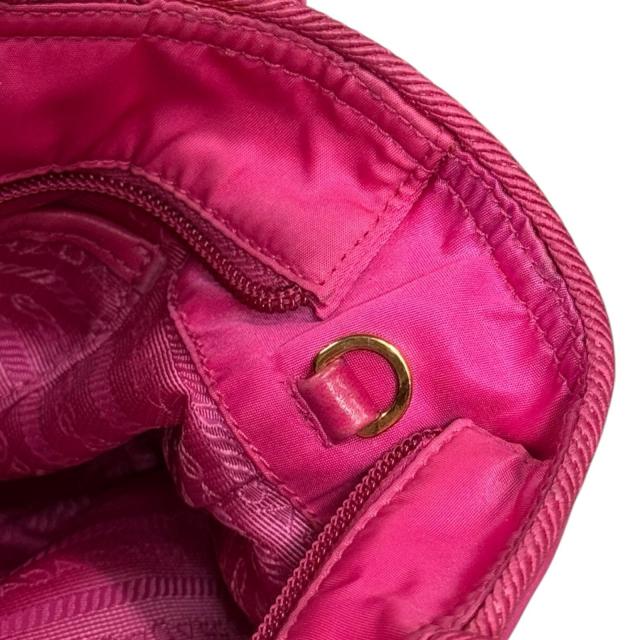 プラダ リボン ショルダーバッグ ナイロン 1BA084 ピンク レディース PRADA 中古 R&Kリサイクルキング_11