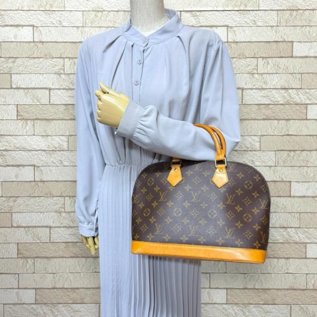 ルイヴィトン アルマ モノグラム ハンドバッグ モノグラムキャンバス M51130 ブラウン レディース LOUIS VUITTON  中古 R&Kリサイクルキング