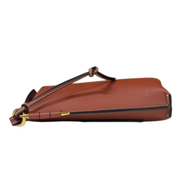 ロエベ ゲートポケット アナグラム ショルダーバッグ レザー ブラウン レディース LOEWE 中古 R&Kリサイクルキング_3