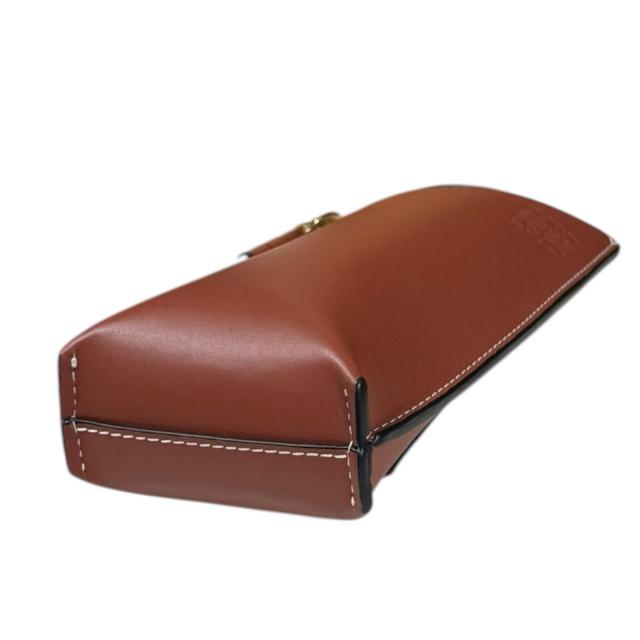 ロエベ ゲートポケット アナグラム ショルダーバッグ レザー ブラウン レディース LOEWE 中古 R&Kリサイクルキング_4