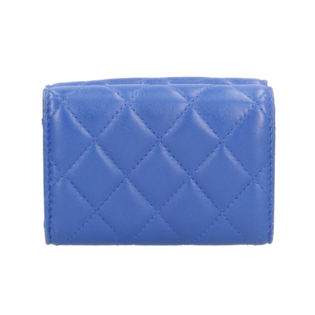 シャネル マトラッセ 三つ折り財布 ラムスキン レディース CHANEL 中古 R&Kリサイクルキング_1