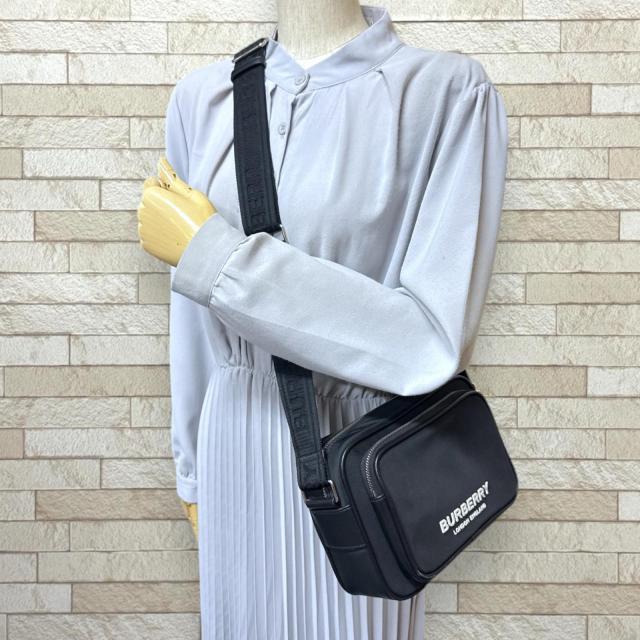 バーバリー ショルダーバッグ ナイロン 8049094 ブラック メンズ BURBERRY 中古 R&Kリサイクルキング_1