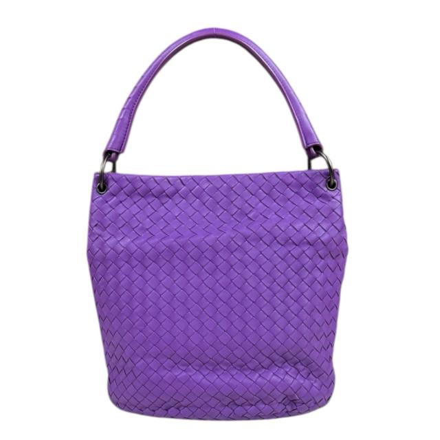 ボッテガヴェネタ ホーボーバッグ イントレチャート トートバッグ レザー パープル レディース BOTTEGAVENETA 中古 R&Kリサイクルキング_2