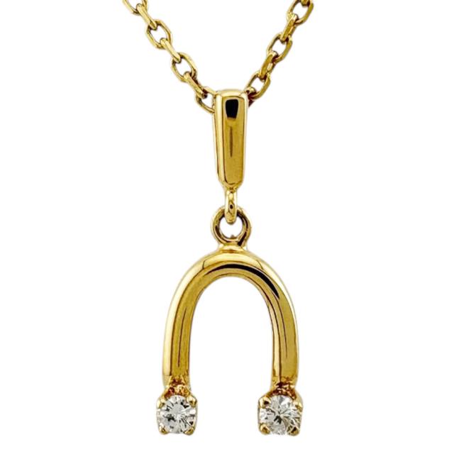 ミキモト ネックレス 18金 K18イエローゴールド ダイヤモンド レディース MIKIMOTO 中古 R&Kリサイクルキング 71,390円