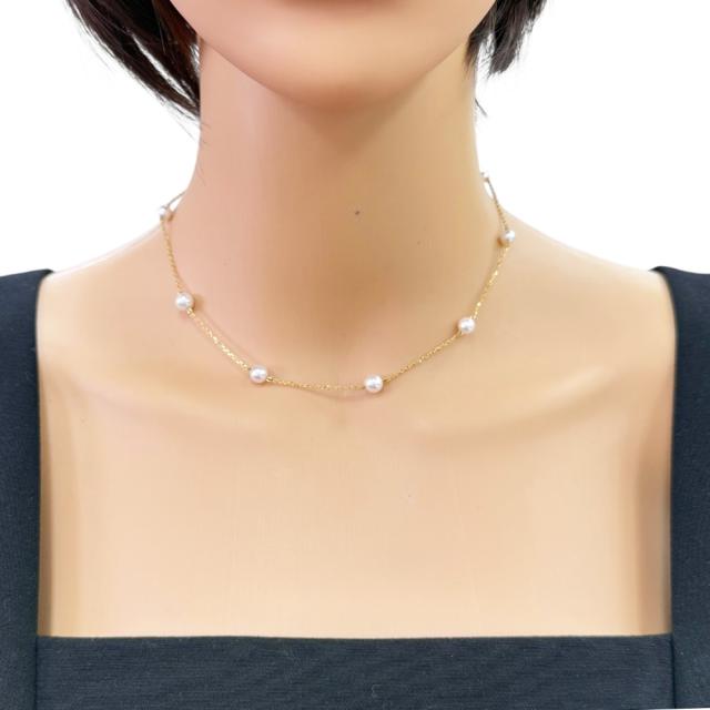 MIKIMOTO】アコヤ パール ネックレス K14YG レディース 3.9g 【公式通販】