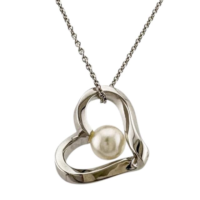 ミキモト ネックレス 18金 K18ホワイトゴールド パール レディース MIKIMOTO  中古 R&amp;Kリサイクルキング_2