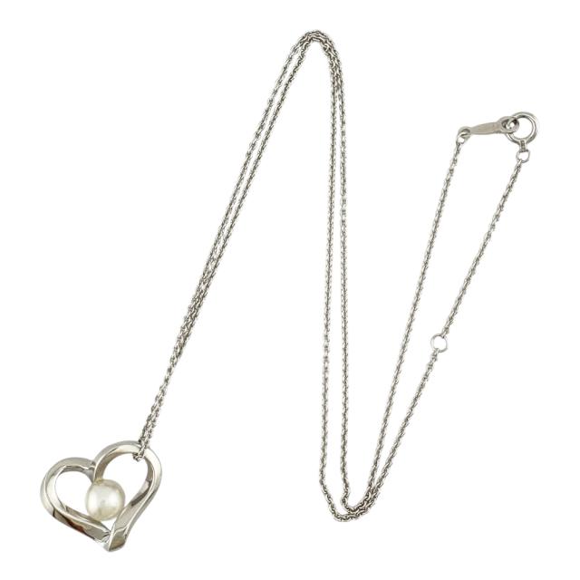 ミキモト ネックレス 18金 K18ホワイトゴールド パール レディース MIKIMOTO  中古 R&amp;Kリサイクルキング_6