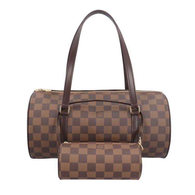 ルイヴィトン パピヨン30 ダミエ ハンドバッグ ダミエキャンバス N51303 ブラウン レディース LOUIS VUITTON  中古 R&Kリサイクルキング