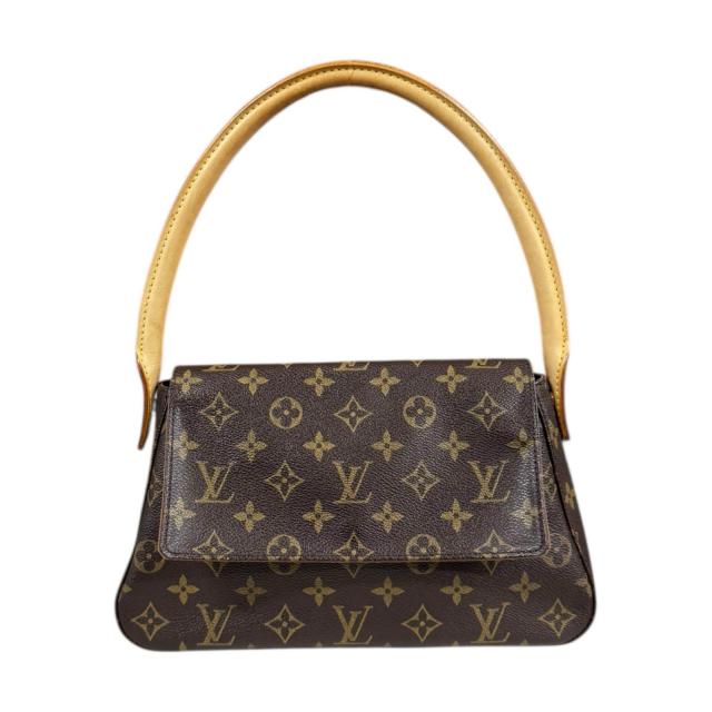 ルイヴィトン ミニルーピング モノグラム ショルダーバッグ モノグラムキャンバス M51147 ブラウン レディース LOUIS VUITTON  中古 R&Kリサイクルキング