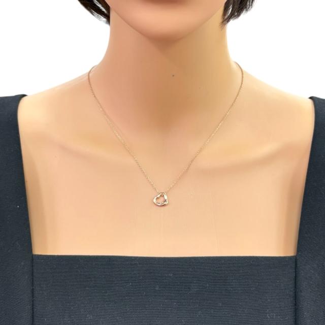 ティファニー オープンハート ネックレス 18金 K18ピンクゴールド 