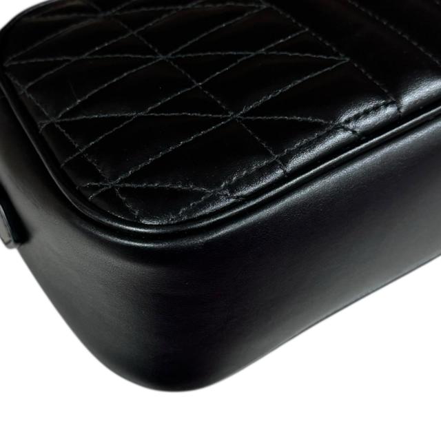 グッチ GGマーモント ショルダーバッグ レザー 447632 ブラック レディース GUCCI  中古 グッチ GGマーモント ショルダーバッグ レザー 447632 ブラック