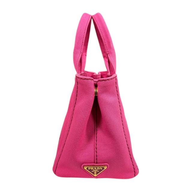 プラダ カナパトートSS ショルダーバッグ キャンバス 1BG439 ピンク レディース PRADA  中古 PRADA - プラダ カナパトートSS ショルダーバッグ キャンバス 1BG439