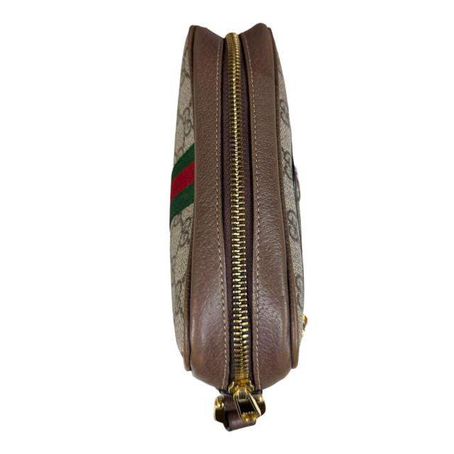 グッチ ミニバッグ オフィディア ショルダーバッグ GGスプリームキャンバス 517350 ブラウン レディース GUCCI  中古 GUCCI（グッチ） ミニバッグ オフィディア ショルダーバッグ GG