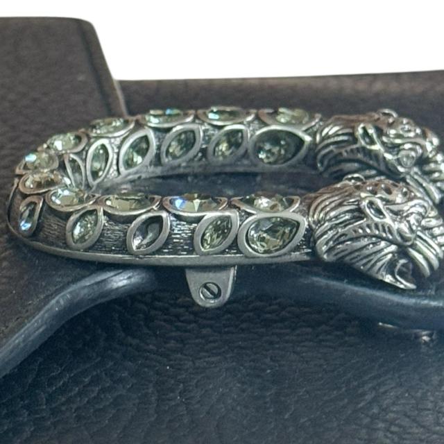 グッチ ディオニュソス タイガーヘッド ショルダーバッグ レザー 401231 ブラック レディース GUCCI 中古 R&Kリサイクルキング_11