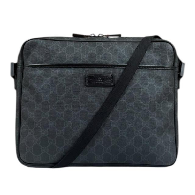 グッチ メッセンジャーバッグ GGスプリーム ショルダーバッグ GGスプリームキャンバス 169933 ブラック ユニセックス GUCCI  中古 R&Kリサイクルキング