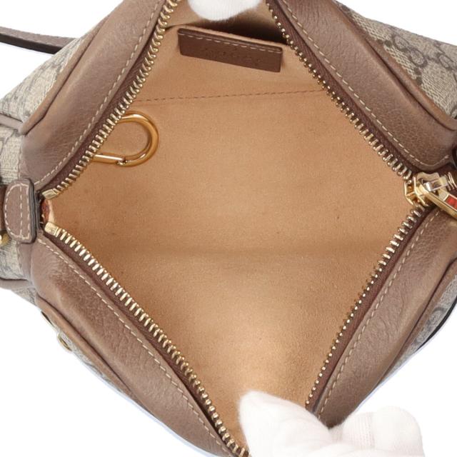 グッチ ミニバッグ オフィディア ショルダーバッグ GGスプリームキャンバス 517350 ベージュ レディース GUCCI  中古 GUCCI（グッチ） ミニバッグ オフィディア ショルダーバッグ GG