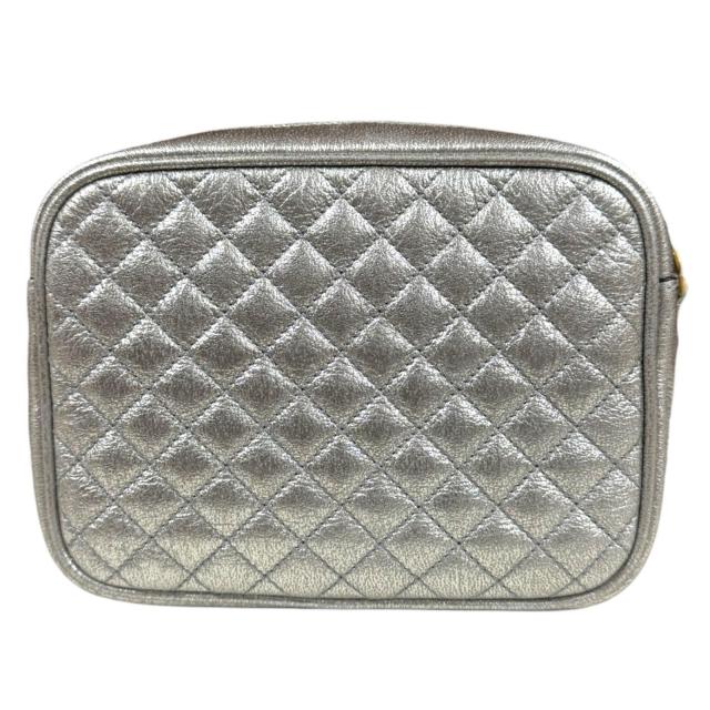 グッチ キルティング ミニショルダーバッグ GG マーモント ショルダーバッグ 536441 シルバー レディース GUCCI 中古 R&Kリサイクルキング_2