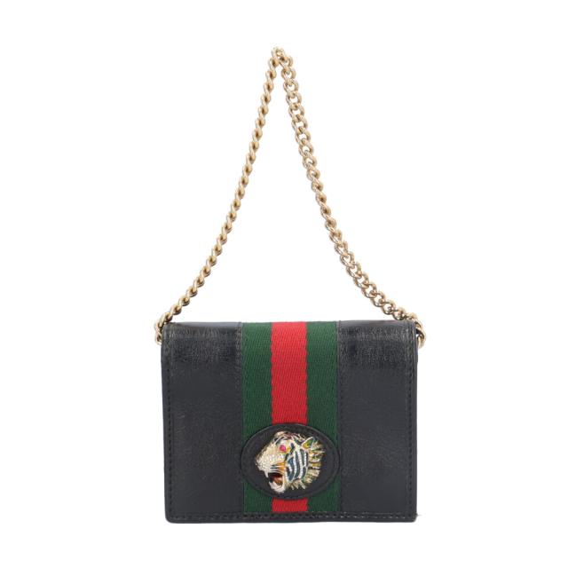 グッチ ラジャ 二つ折り財布 レザー 573790 レディース GUCCI 中古 R&Kリサイクルキング