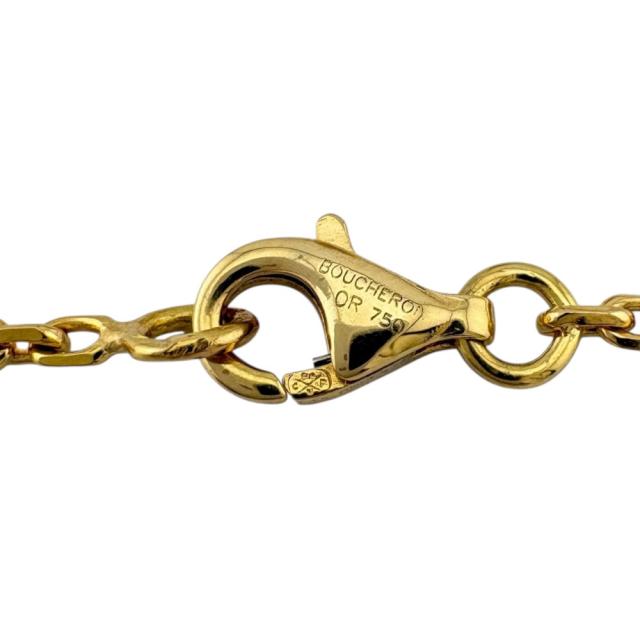 ブシュロン ディアマン ネックレス 18金 K18イエローゴールド ダイヤモンド レディース Boucheron  中古 R&Kリサイクルキング