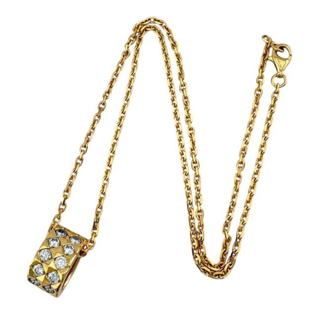 ブシュロン ディアマン ネックレス 18金 K18イエローゴールド ダイヤモンド レディース Boucheron  中古 R&Kリサイクルキング