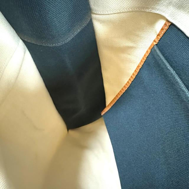 エルメス ショッピング トート エトリヴィエール ショルダーバッグ キャンバス ホワイト ユニセックス HERMES 中古 R&Kリサイクルキング_8