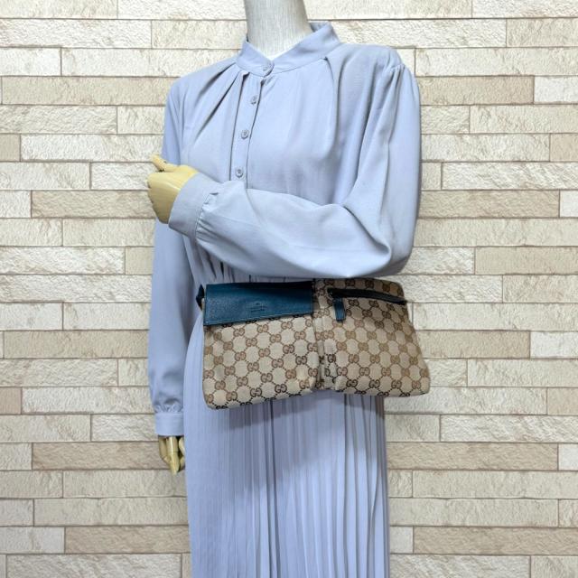 グッチ GGキャンバス ウエストバッグ GGキャンバス 28566 ベージュ ユニセックス GUCCI 中古 R&Kリサイクルキング