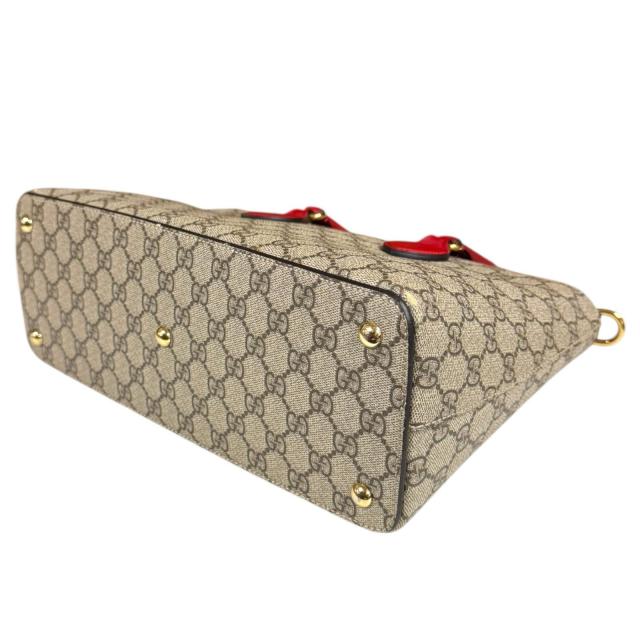 グッチ ＧＧスプリーム ショルダーバッグ GGスプリームキャンバス 409534 ベージュ レディース GUCCI 中古 R&Kリサイクルキング_5