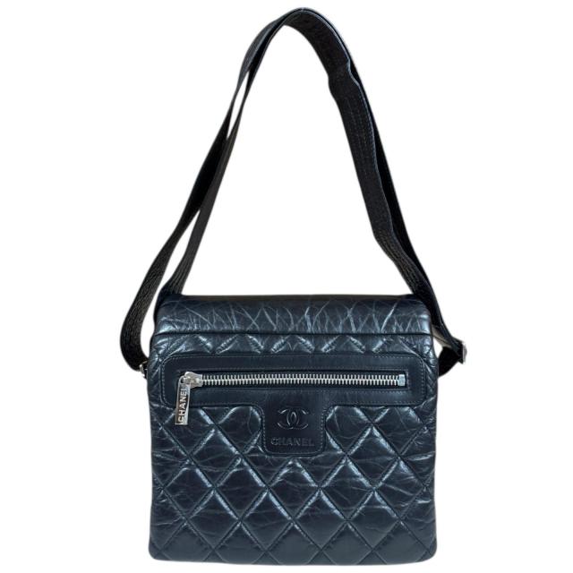 シャネル スモール メッセンジャー ショルダーバッグ コココクーン ショルダーバッグ レザー ブラック レディース CHANEL  中古 R&amp;Kリサイクルキング