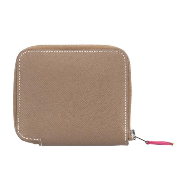 エルメス アザップコンパクト シルクイン コインケース ヴォーエプソン ユニセックス HERMES 中古 R&Kリサイクルキング