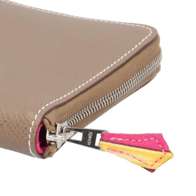 エルメス アザップコンパクト シルクイン コインケース ヴォーエプソン ユニセックス HERMES 中古 R&Kリサイクルキング