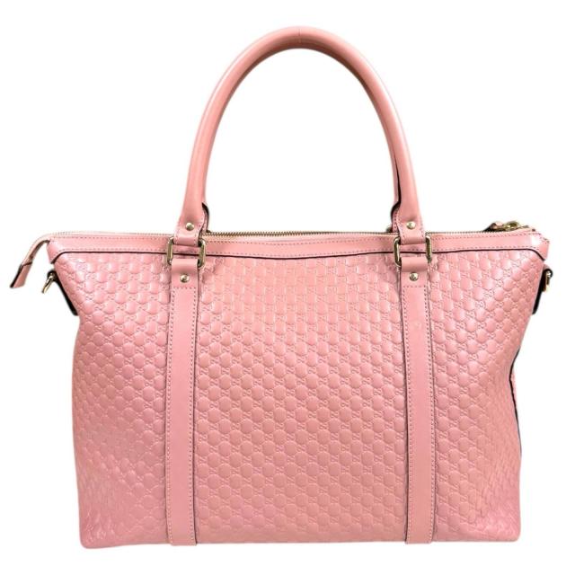 グッチ マイクログッチシマ ショルダーバッグ レザー 449655 ピンク レディース GUCCI 中古 R&Kリサイクルキング_2