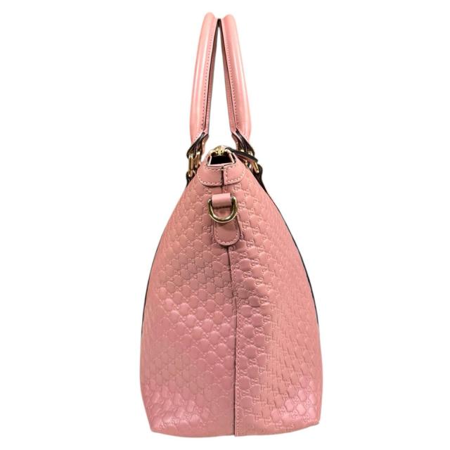 グッチ マイクログッチシマ ショルダーバッグ レザー 449655 ピンク レディース GUCCI 中古 R&Kリサイクルキング_3