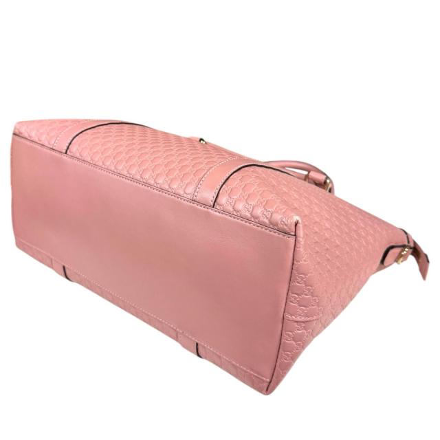 グッチ マイクログッチシマ ショルダーバッグ レザー 449655 ピンク レディース GUCCI 中古 R&Kリサイクルキング_6