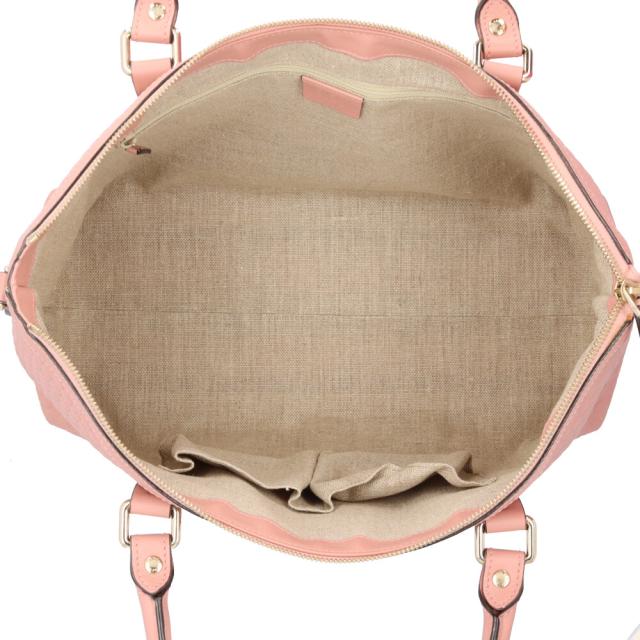 グッチ マイクログッチシマ ショルダーバッグ レザー 449655 ピンク レディース GUCCI 中古 R&Kリサイクルキング_7